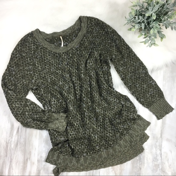 Free People Sweaters - Free People Olive Sweater